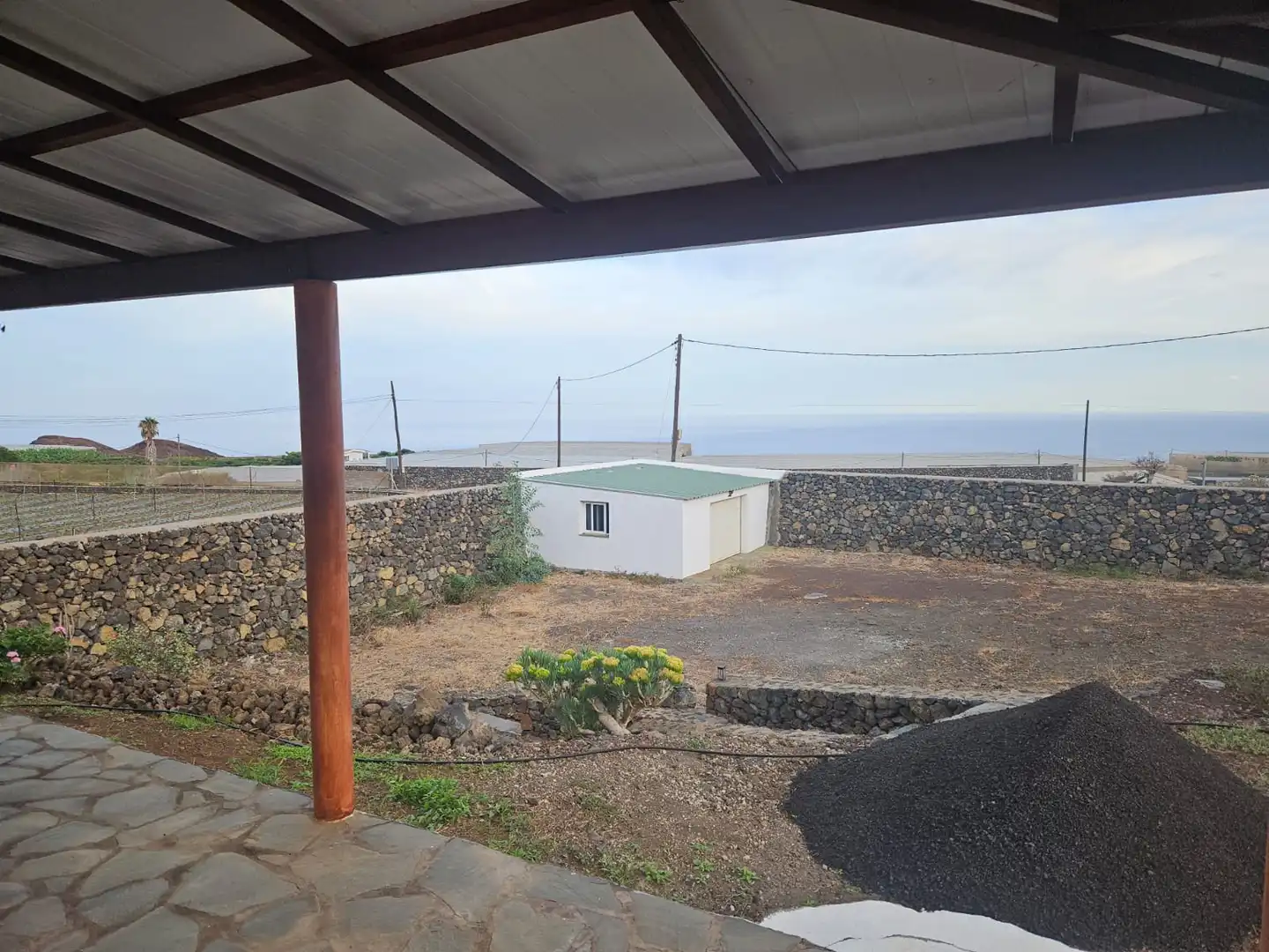 Terraza de Finca rústica en venta en Frontera con Terraza, Amueblado y Horno