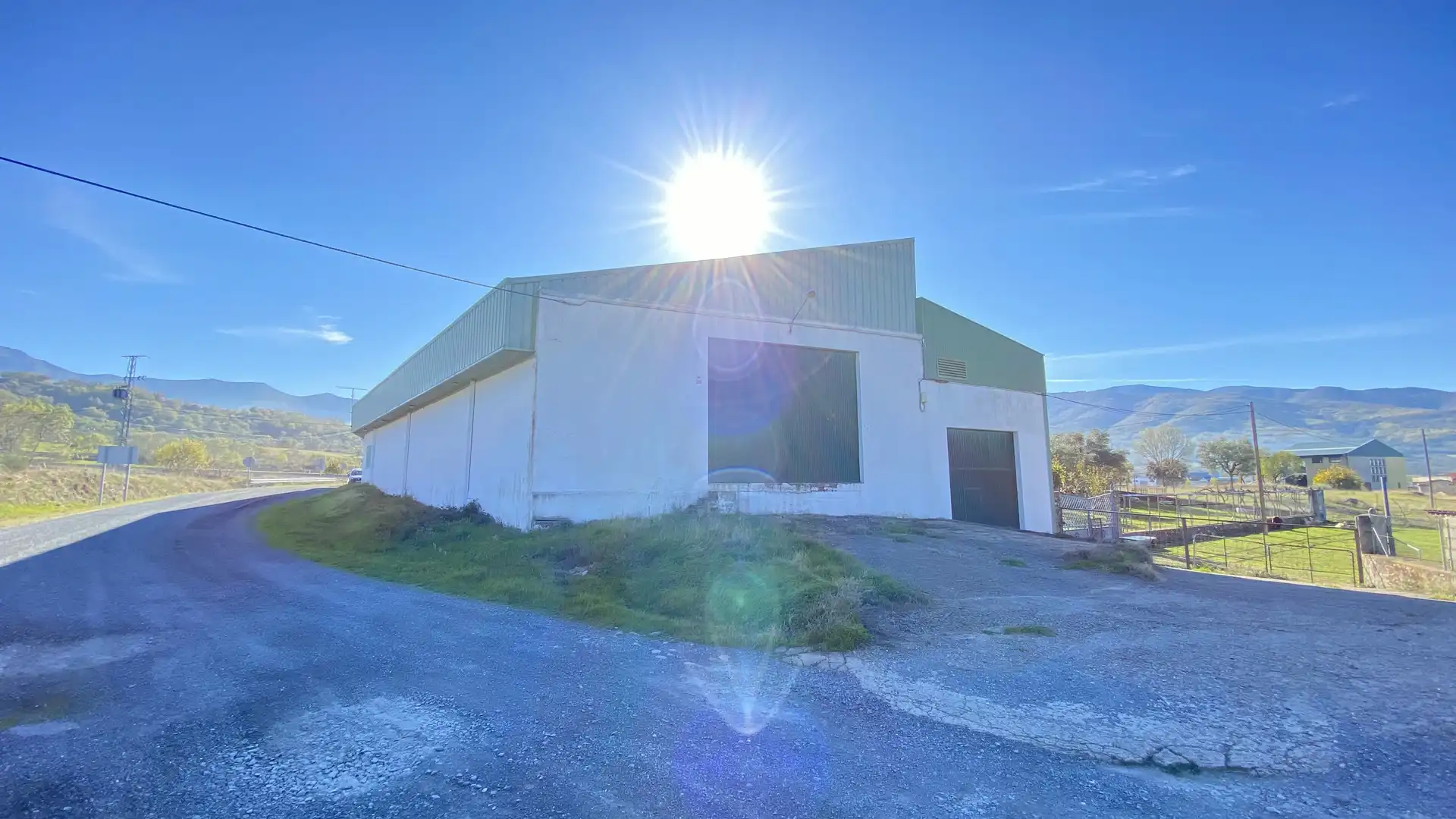 Exterior view of Industrial buildings for sale in Hervás  with Heating and Alarm