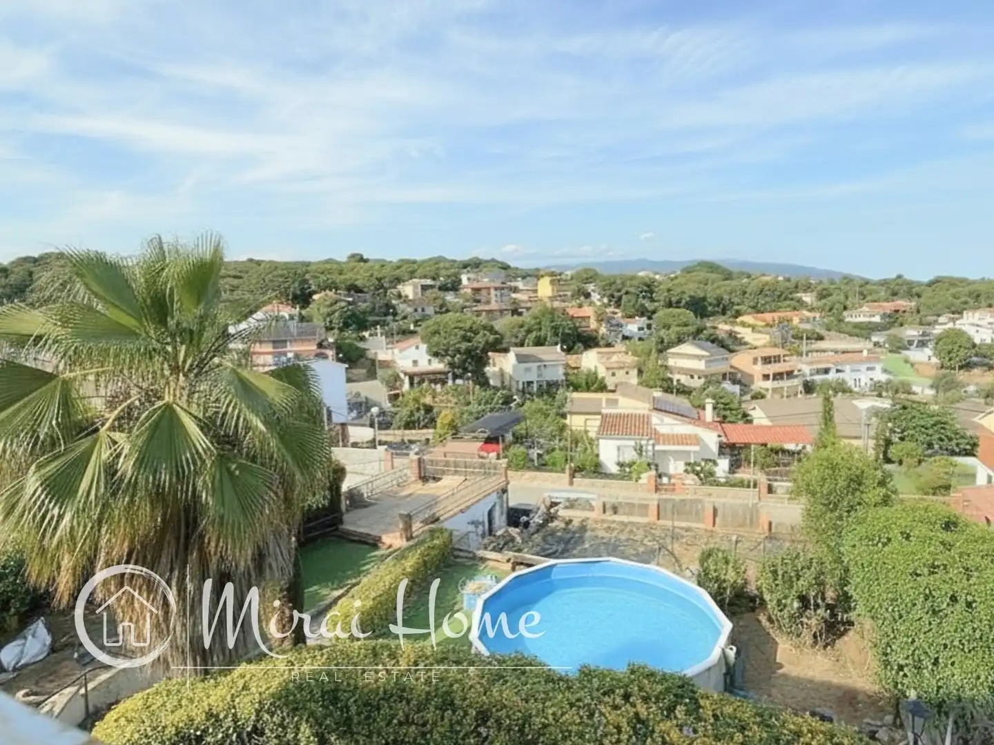 Vista exterior de Casa o xalet en venda en Santa Eulàlia de Ronçana amb Calefacció, Jardí privat i Parquet