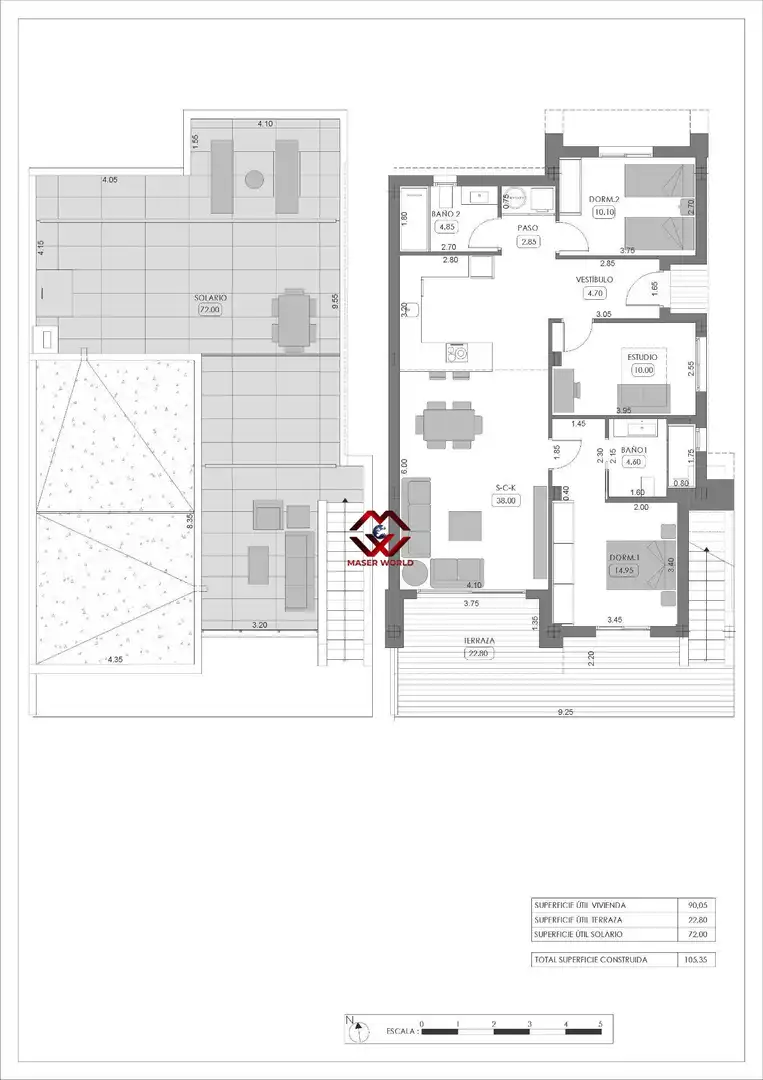 Casa bifamiliare con piscina in vendita a Algorfa, imagen 35