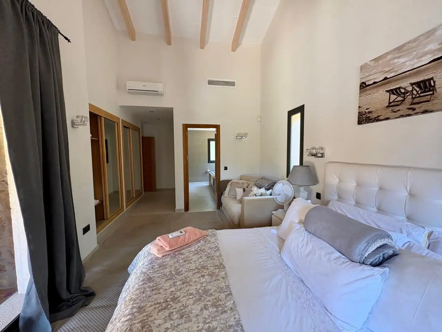 Dormitori de Casa o xalet de lloguer en Andratx amb Aire condicionat, Calefacció i Jardí privat
