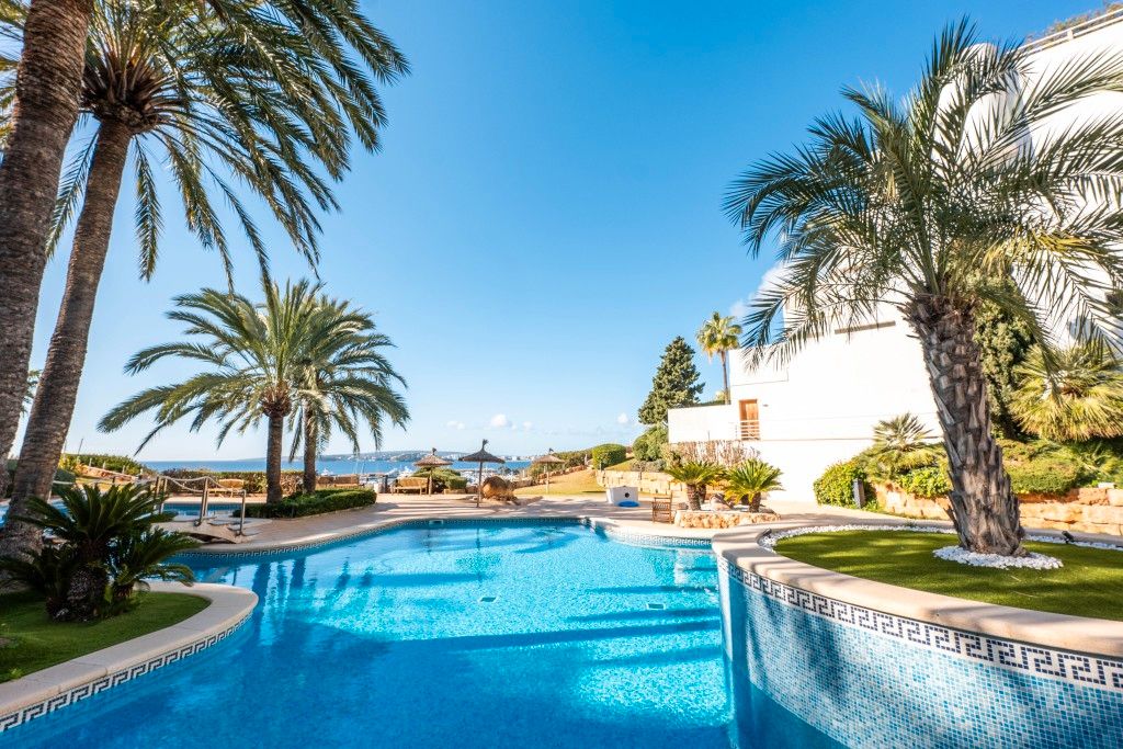 Piscina de Apartament en venda en Calvià amb Aire condicionat, Jardí privat i Terrassa