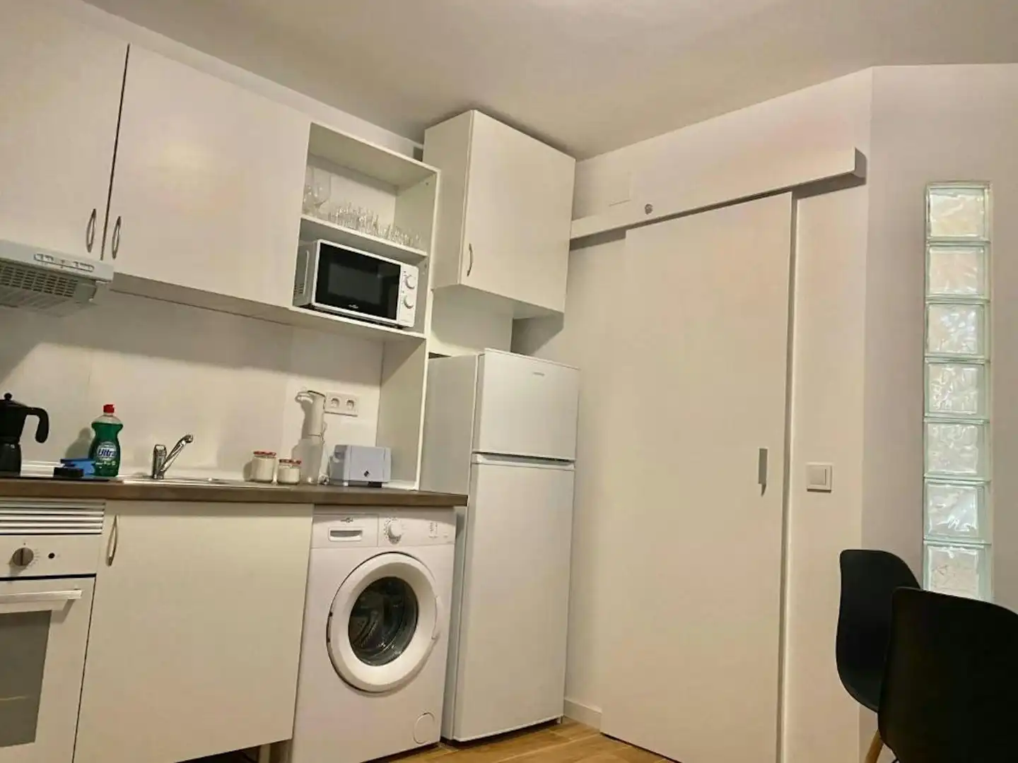 Cocina de Piso de alquiler en Madrid con Aire acondicionado, Calefacción y Amueblado