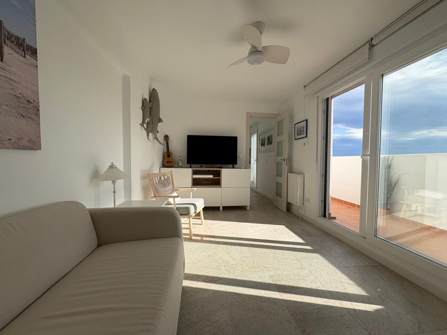 Living room of Flat for sale in  Valencia Capital  with Heating and Terrace