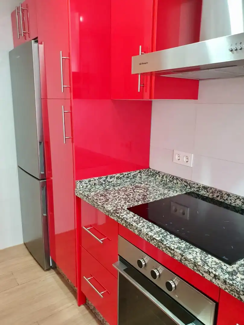 Kitchen of Flat for rent in Granada  with Air Conditioner, Heating and Parquet flooring