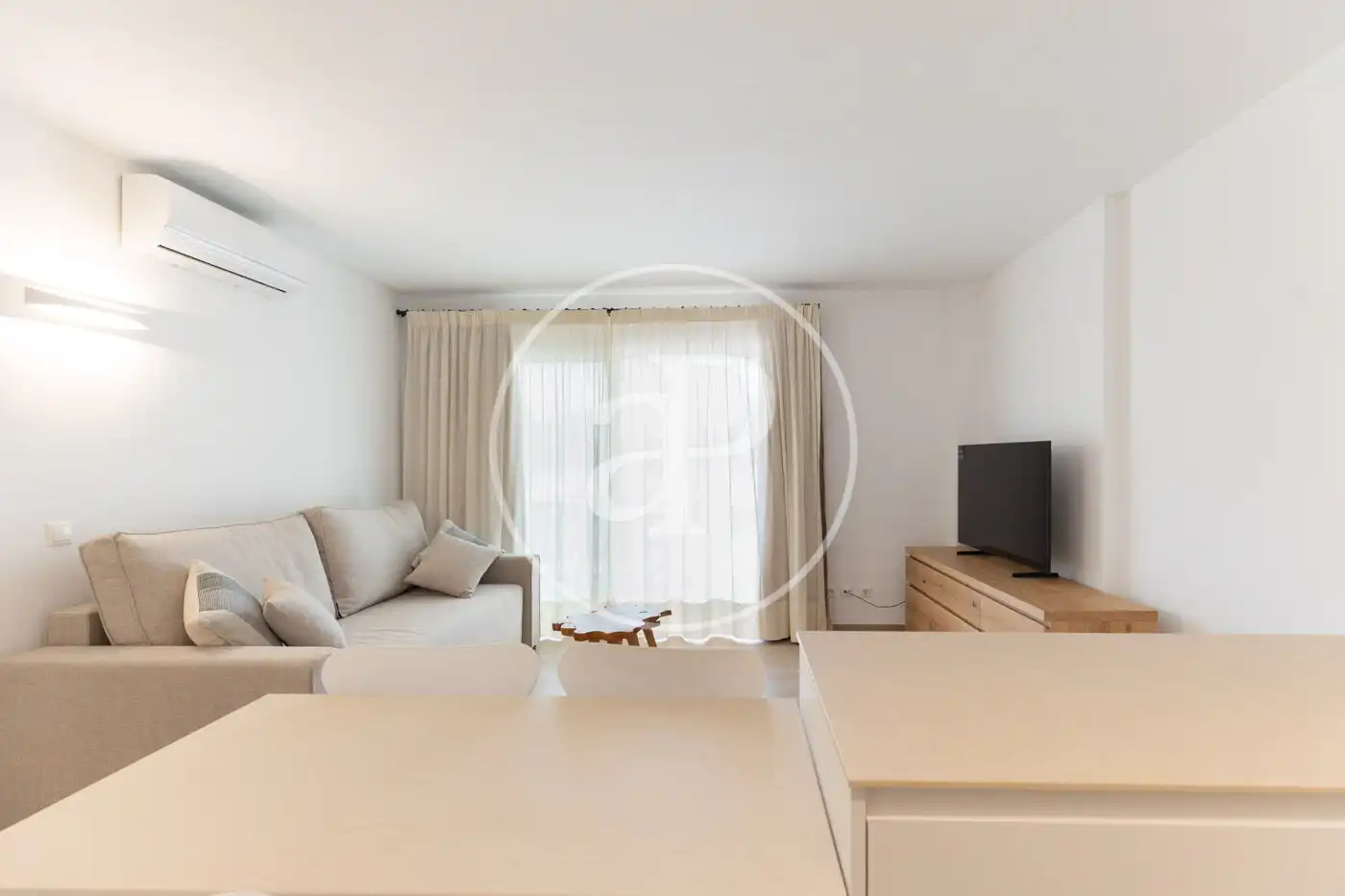 Sala de estar de Piso de alquiler en Son Servera con Aire acondicionado, Calefacción y Jardín privado