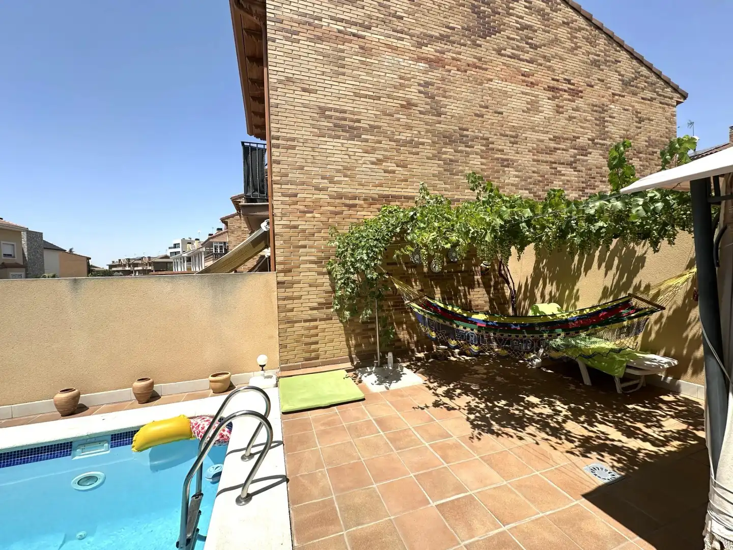 Terrace of Detached homes for sale in Arganda del Rey  with Heating, Terrace and Swimming Pool