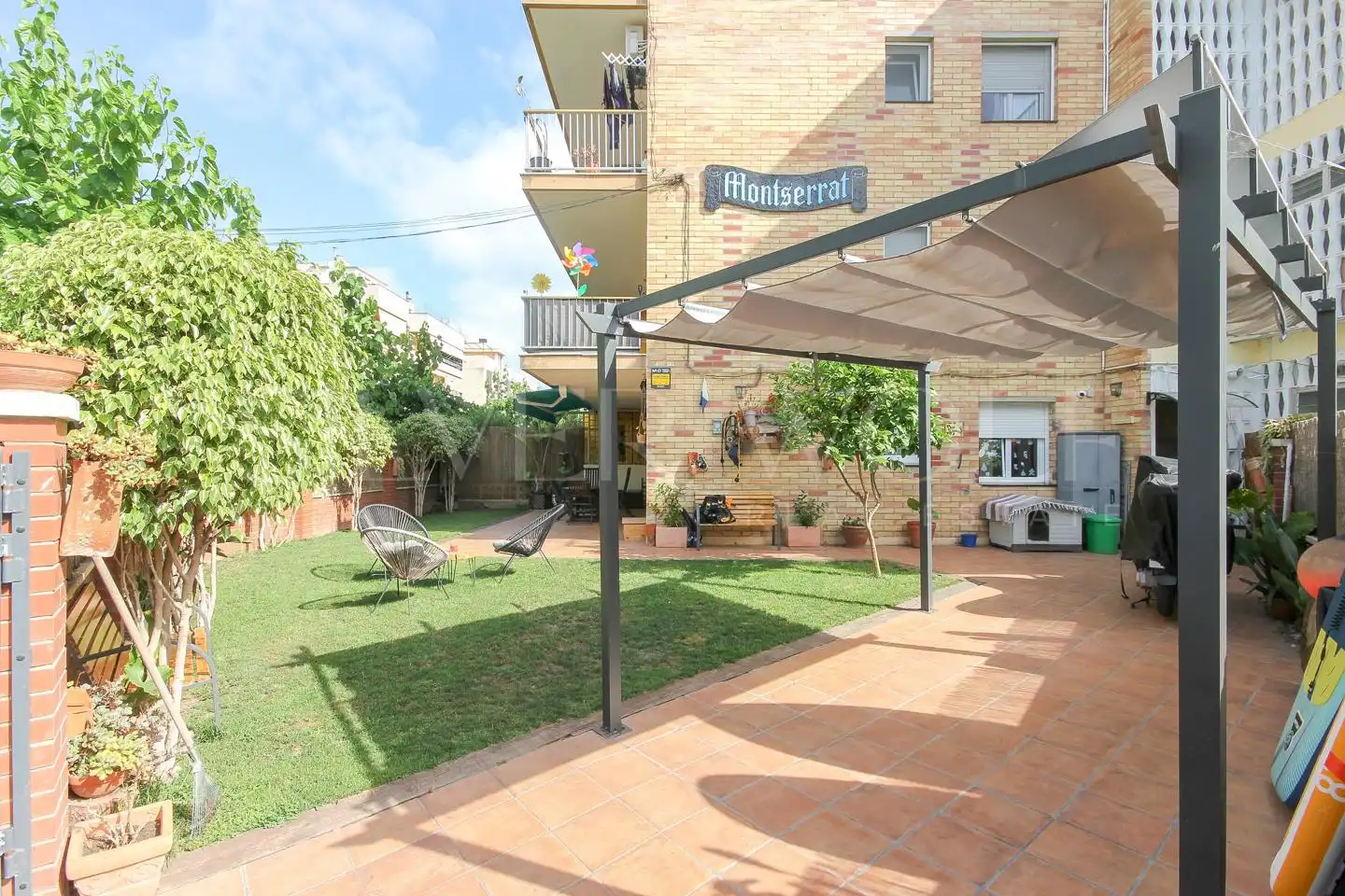Terrace of Ground floor for sale in Vilanova i la Geltrú  with Air Conditioner, Private garden and Terrace