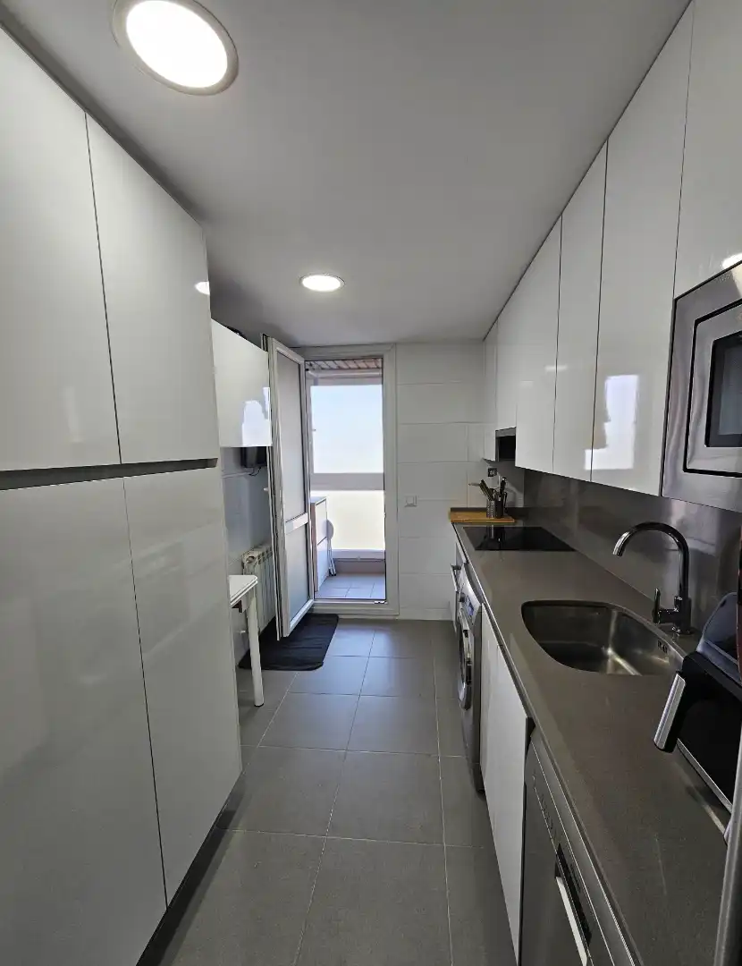 Kitchen of Flat for sale in Madrid  with Air Conditioner, Heating and Storage room