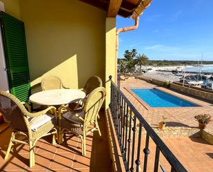 Terrassa de Apartament de lloguer en Campos amb Aire condicionat, Moblat i Piscina comunitària