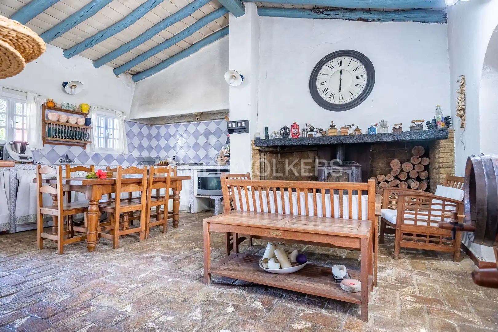 Cocina de Finca rústica en venta en Alcalá del Río con Aire acondicionado, Calefacción y Jardín privado