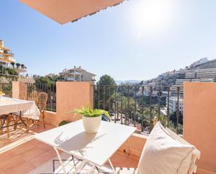 Vista exterior de Casa adosada de lloguer en Cullera amb Jardí privat, Terrassa i Traster