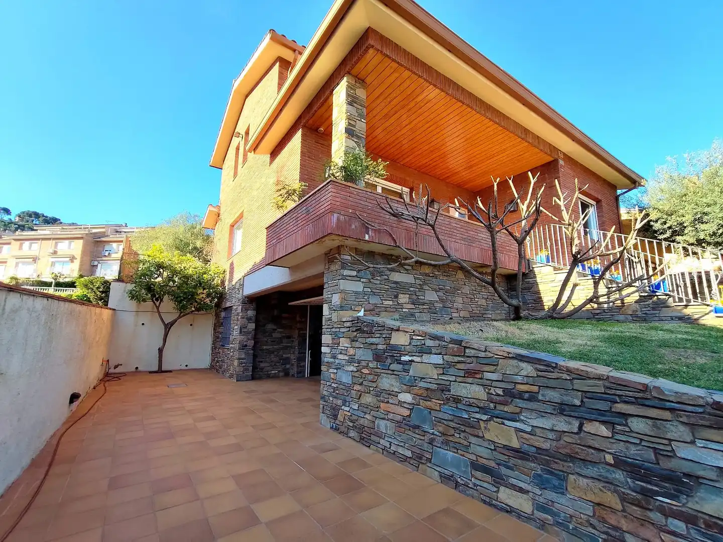Terrassa de Casa o xalet en venda en La Palma de Cervelló amb Aire condicionat, Calefacció i Terrassa