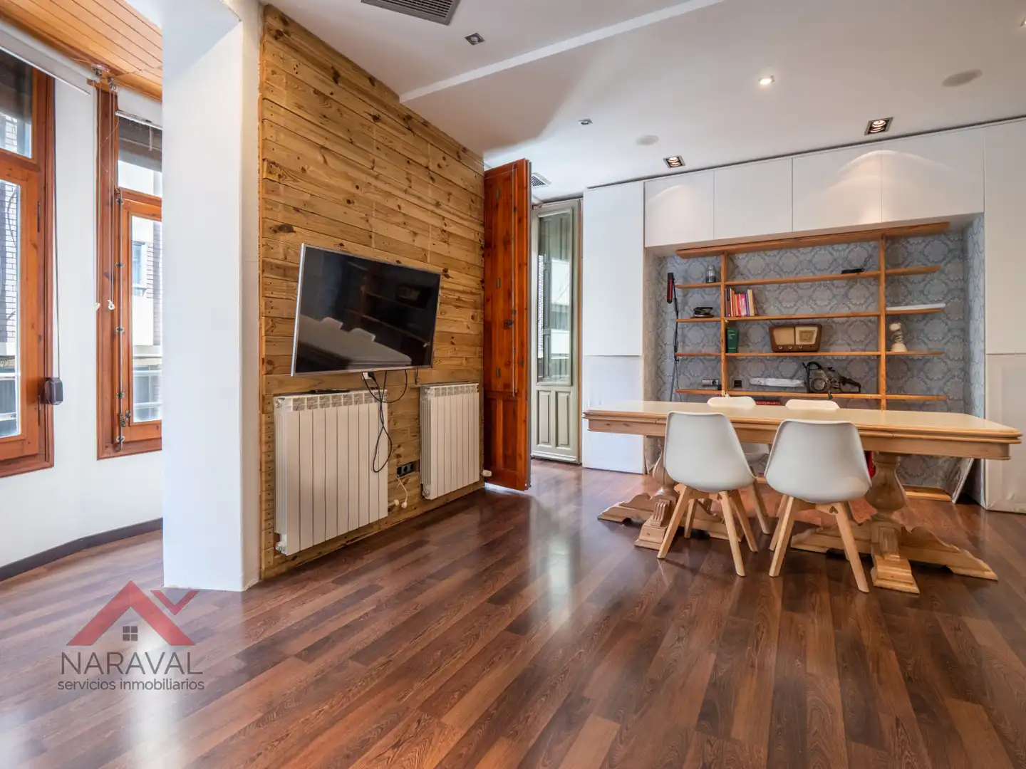 Sala d'estar de Pis en venda en Tudela amb Calefacció, Parquet i Terrassa