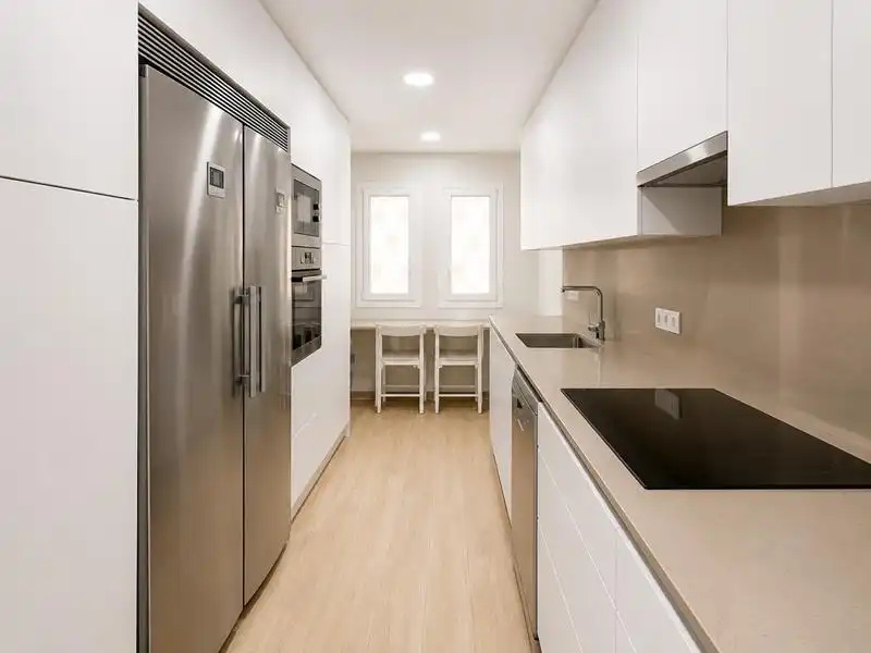 Kitchen of Flat for sale in Estepona  with Air Conditioner, Heating and Private garden