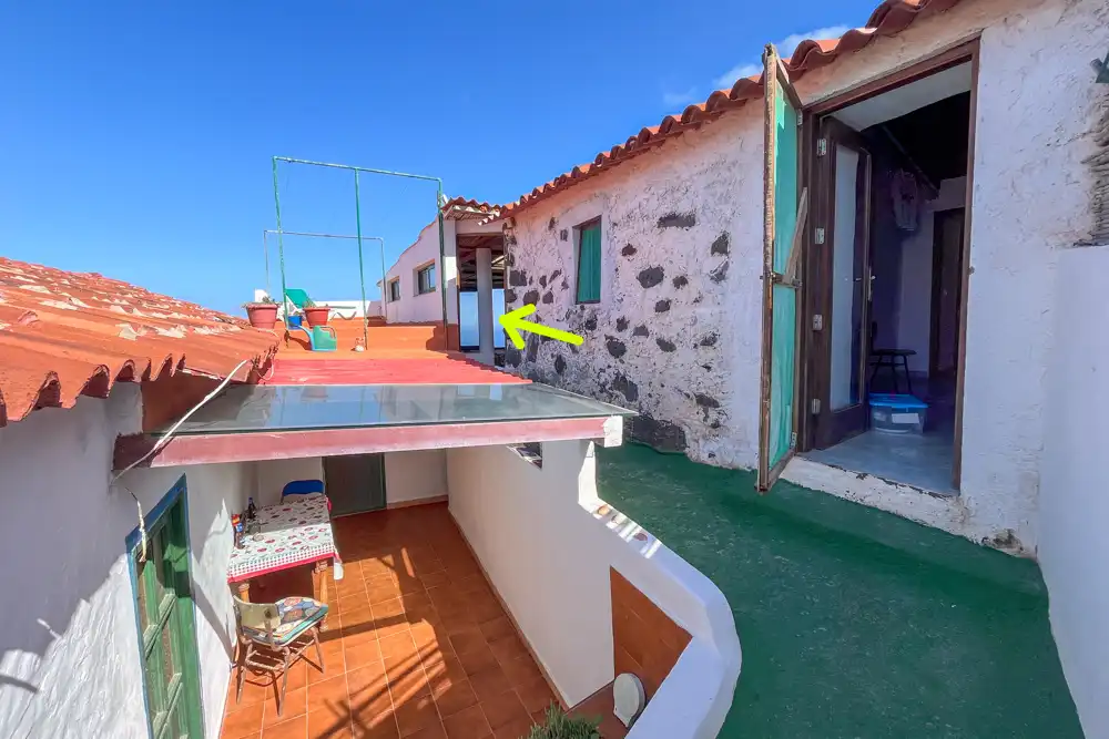 Vista exterior de Finca rústica en venta en Vallehermoso con Terraza