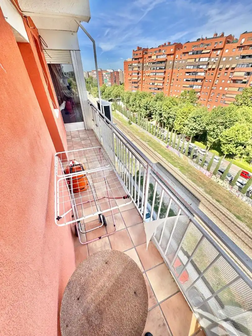 Balcony of Flat for sale in Fuenlabrada  with Air Conditioner and Terrace