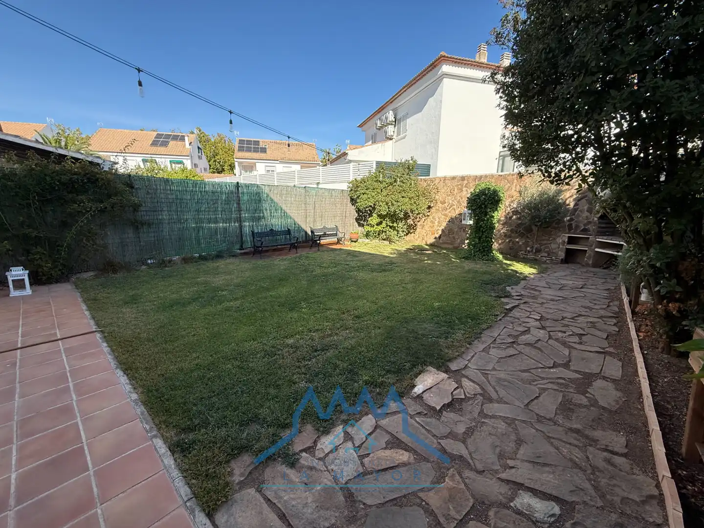 Jardín de Casa adosada en venta en Santa María - Pio XII