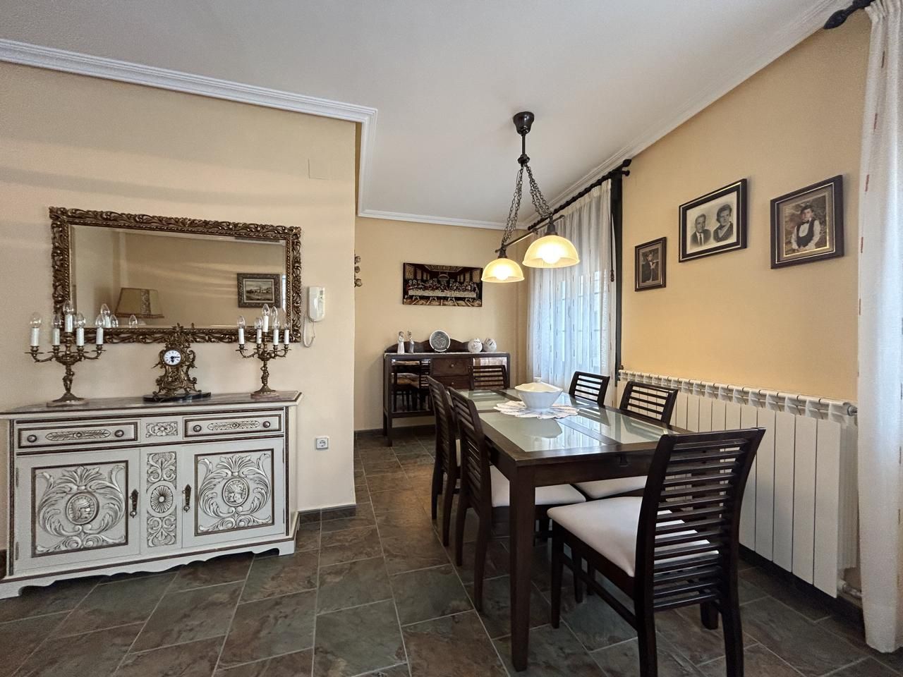 Dining room of House or chalet for sale in Novallas  with Heating, Terrace and Furnished