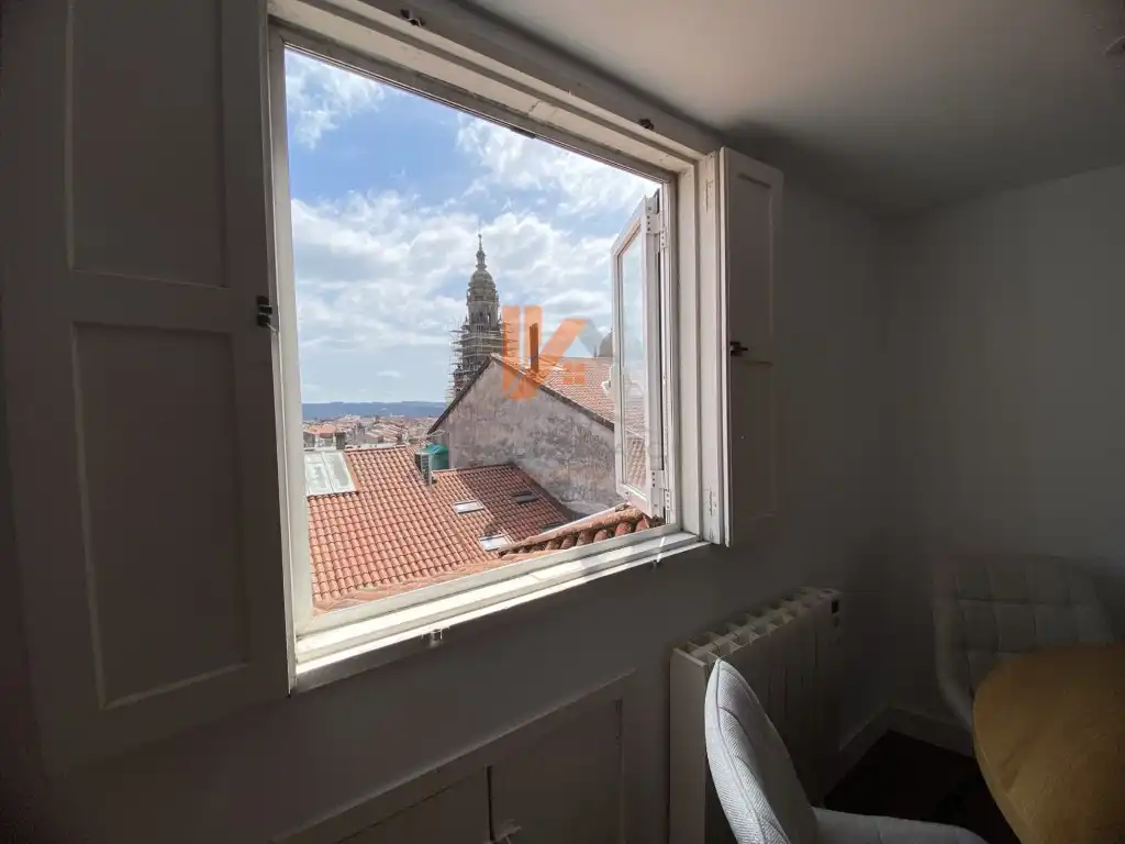 Schlafzimmer von Loft zur Miete in Santiago de Compostela  mit Möbliert