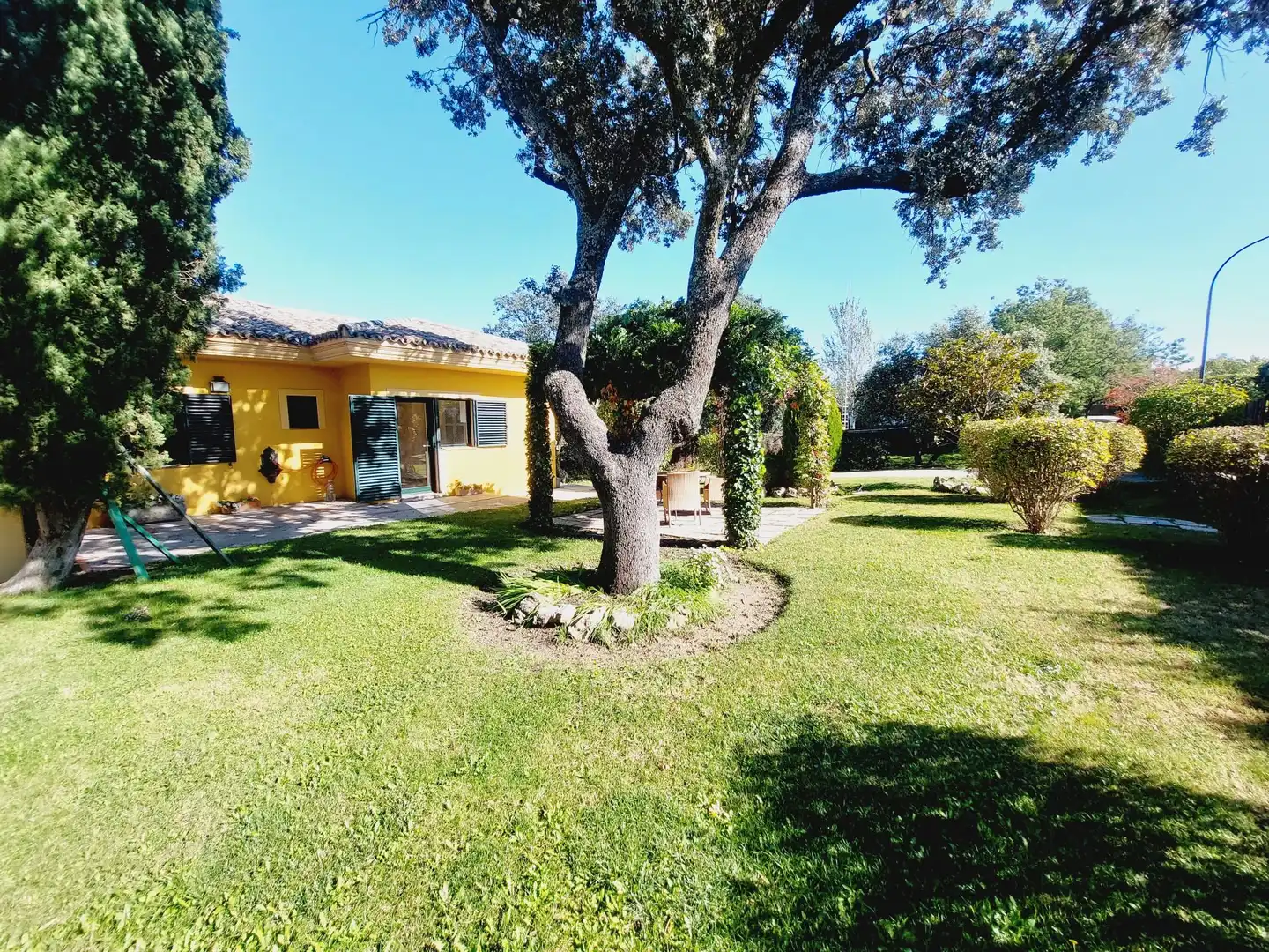 Garden of Houses for rent in Ciudalcampo  with Heating, Private garden and Terrace