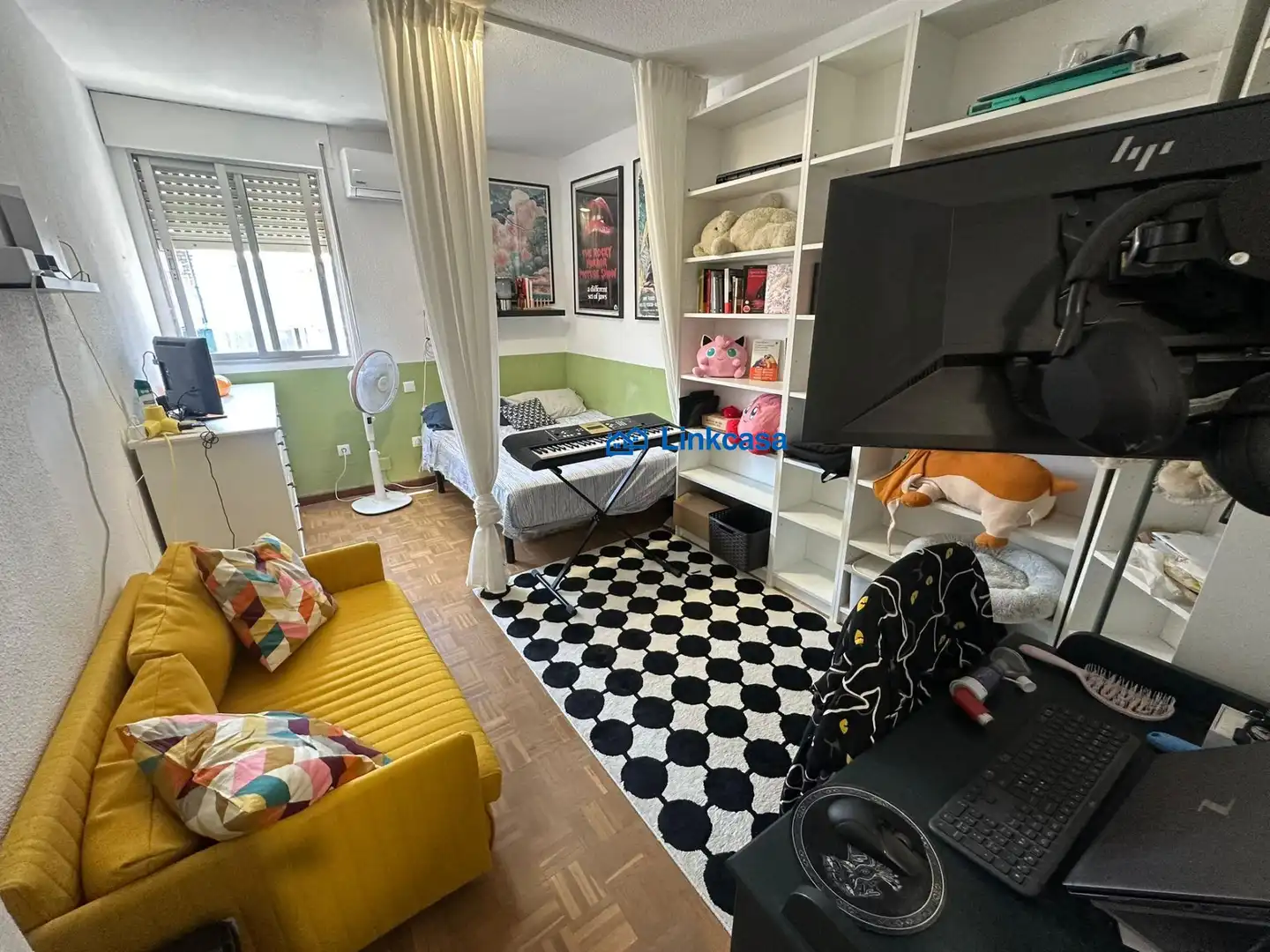 Bedroom of Flat for sale in Madrid  with Air Conditioner, Heating and Parquet flooring