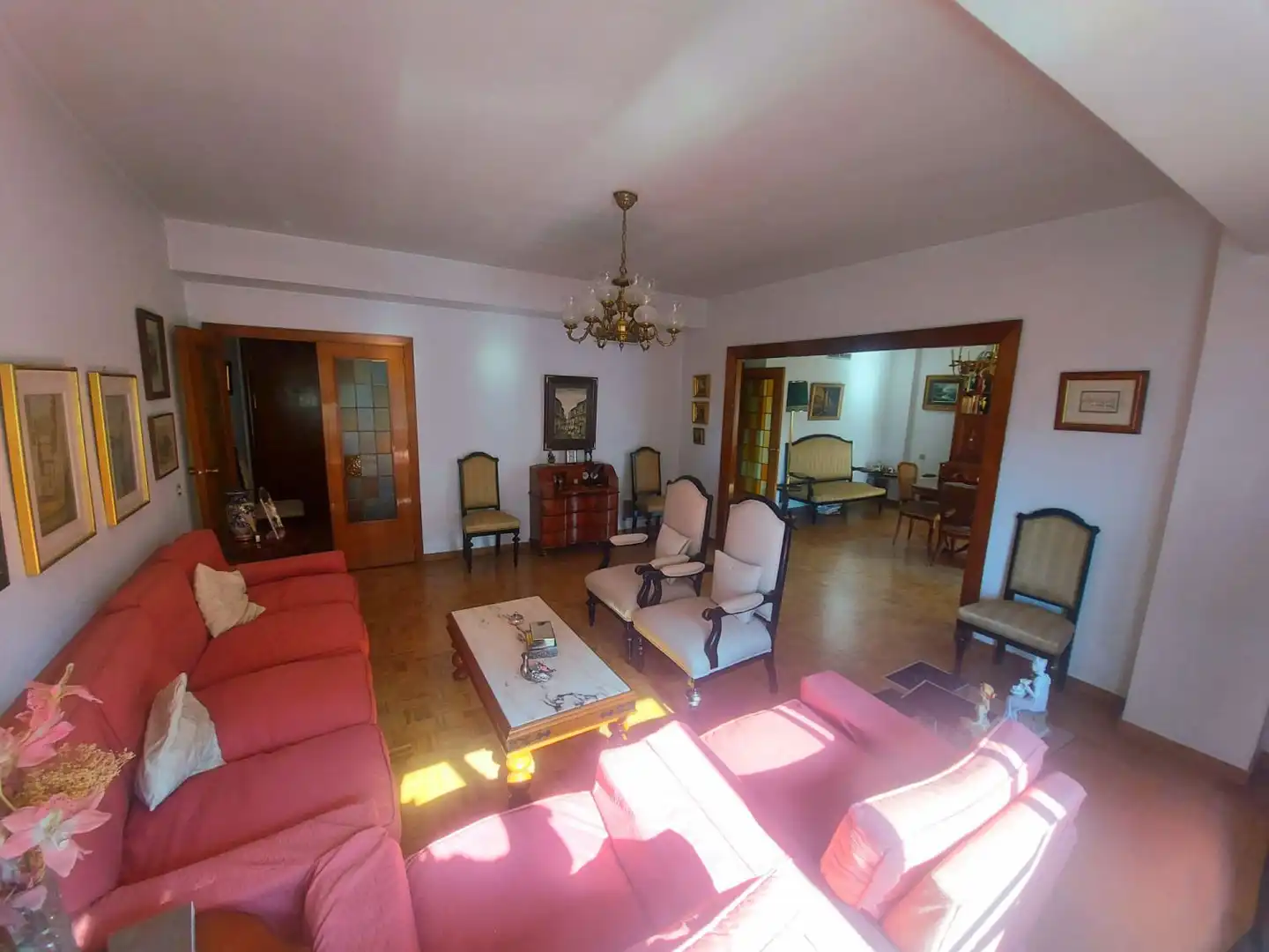 Living room of Flat for sale in Jaén  with Air Conditioner, Heating and Parquet flooring