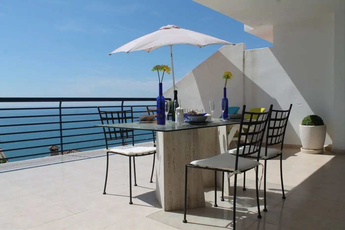 Terrace of Apartments for rent in Peñíscola / Peníscola  with Terrace, Furnished and Community pool