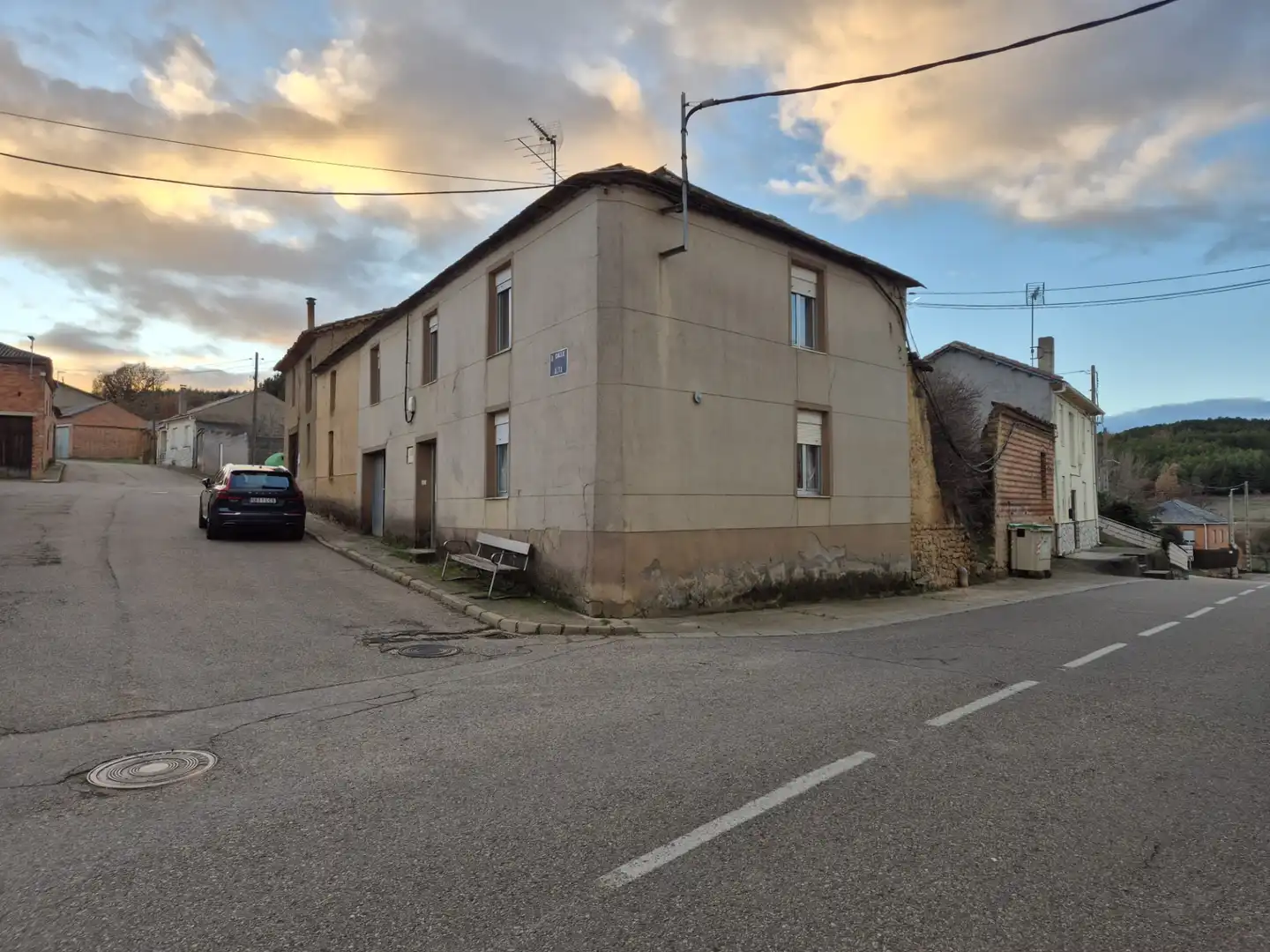 Vista exterior de Finca rústica en venta en Quintana del Castillo con Calefacción, Jardín privado y Parquet