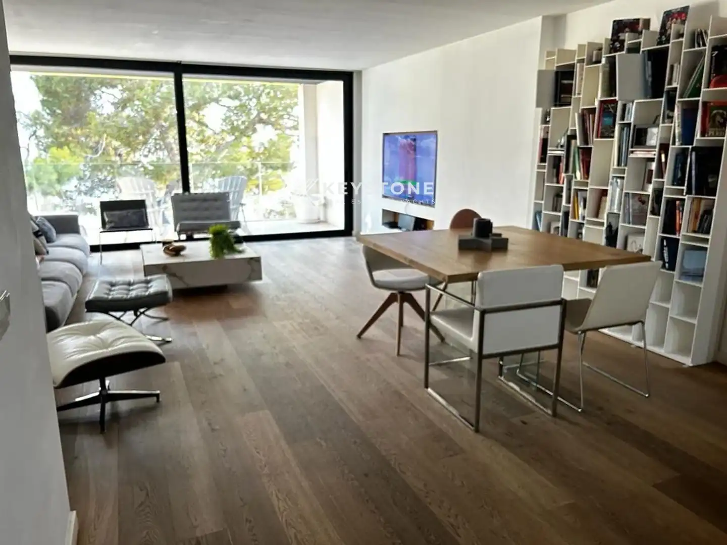 Living room of Flat for rent in Alcúdia  with Air Conditioner, Terrace and Furnished