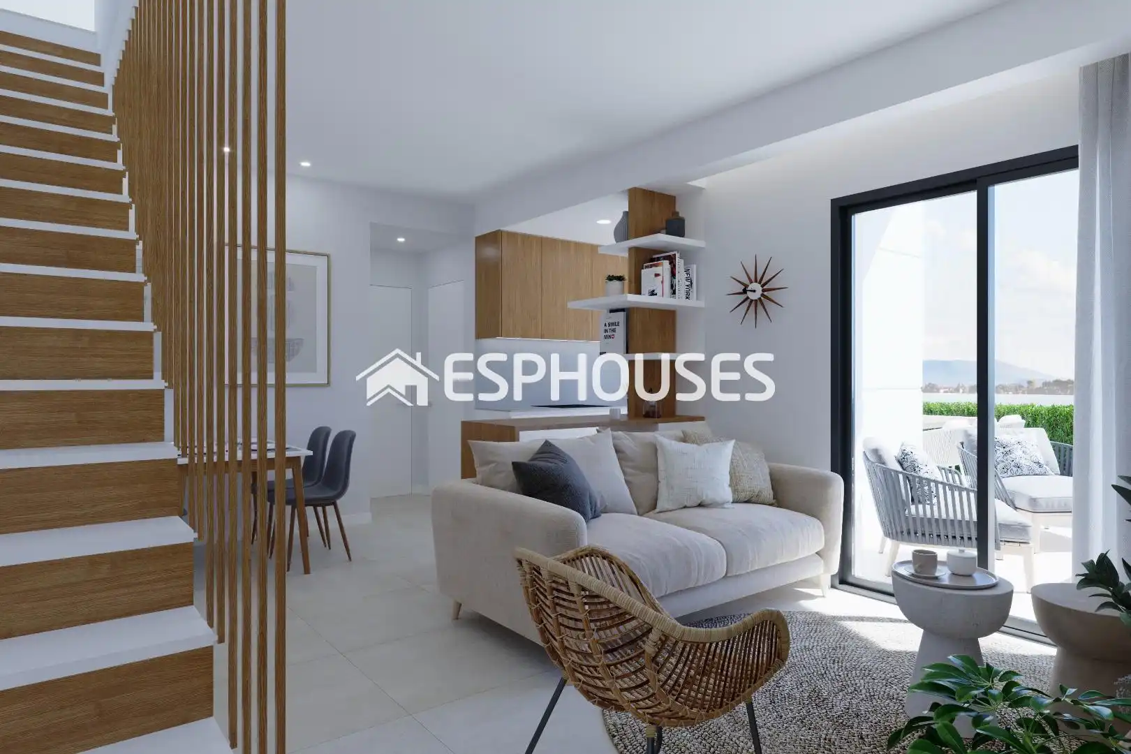 Casa aparellada amb terrassa en venda a Los Balcones - Los Altos, imagen 3