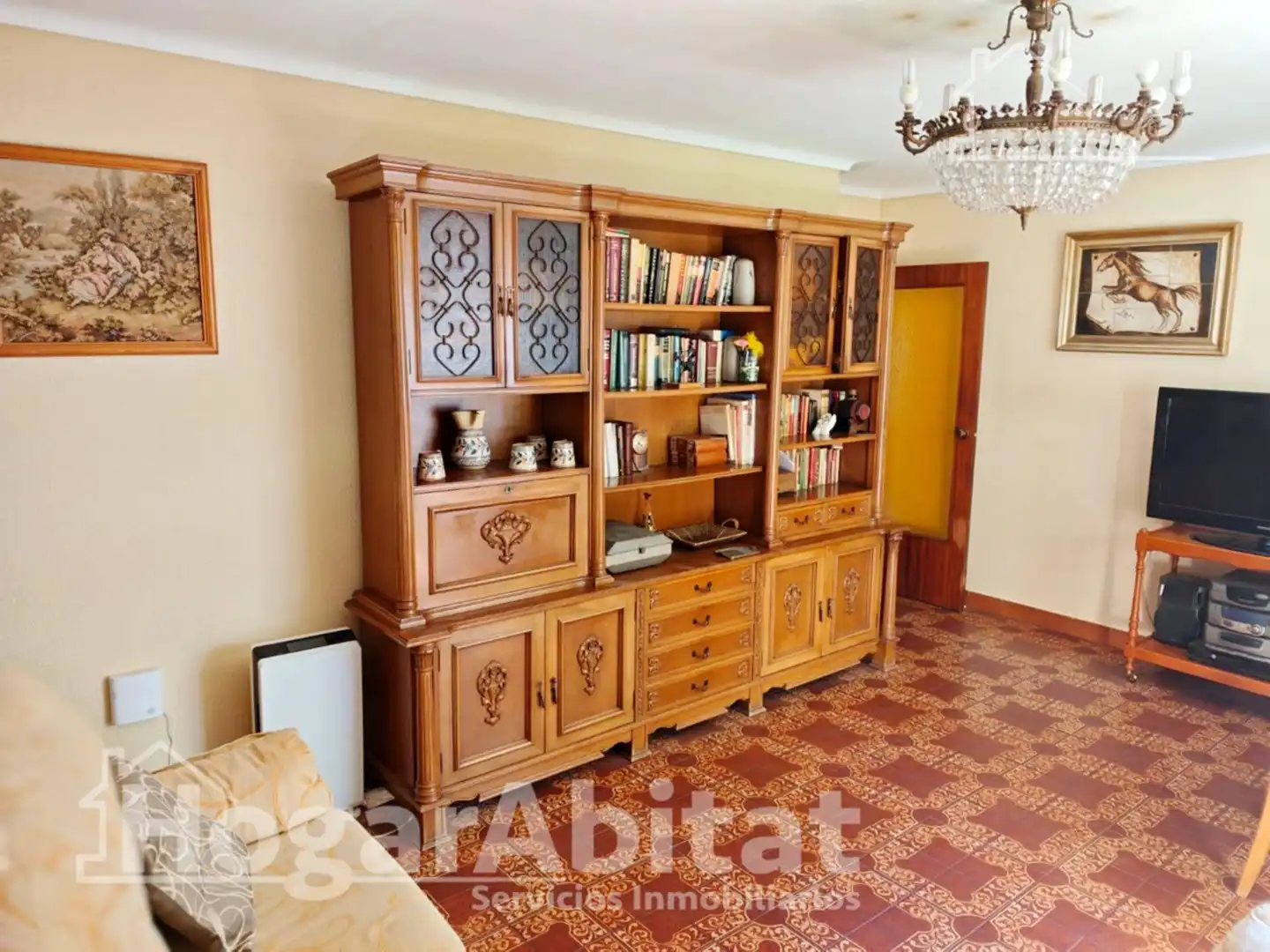 Sala d'estar de Pis en venda en Castellón de la Plana / Castelló de la Plana amb Jardí privat i Balcó