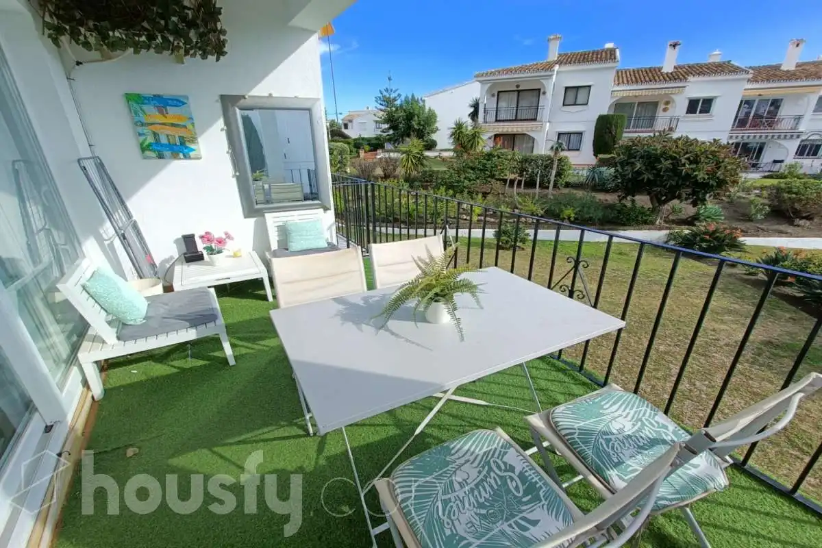 Terrace of Flat for sale in Benahavís  with Air Conditioner, Heating and Private garden