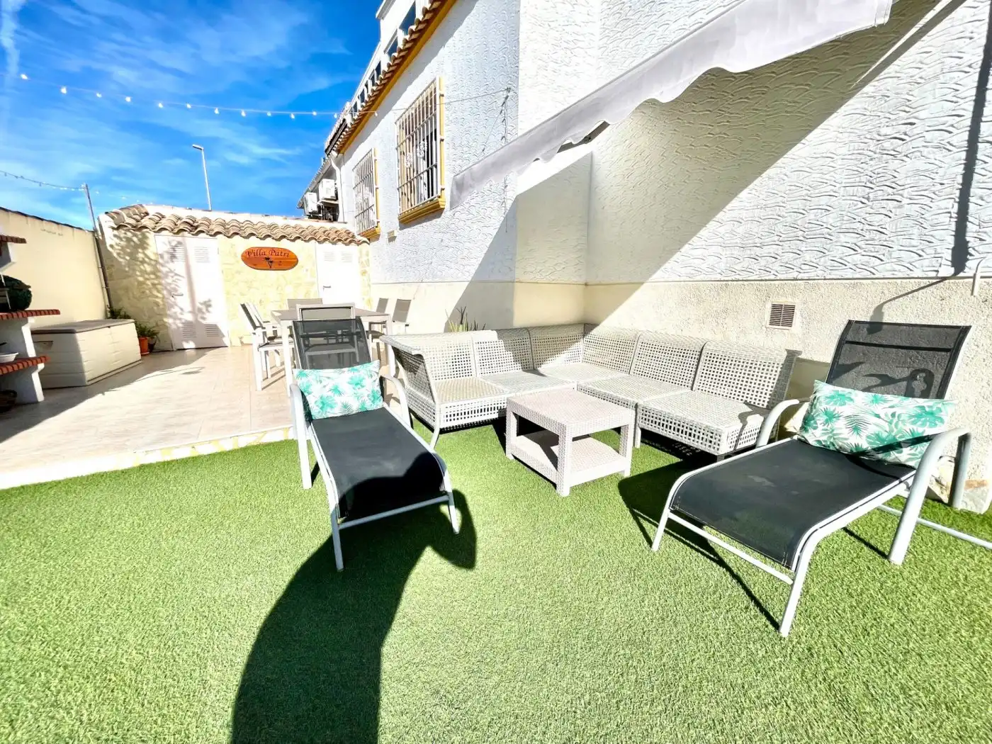 Terrace of Houses for rent in San Fulgencio  with Air Conditioner, Heating and Private garden