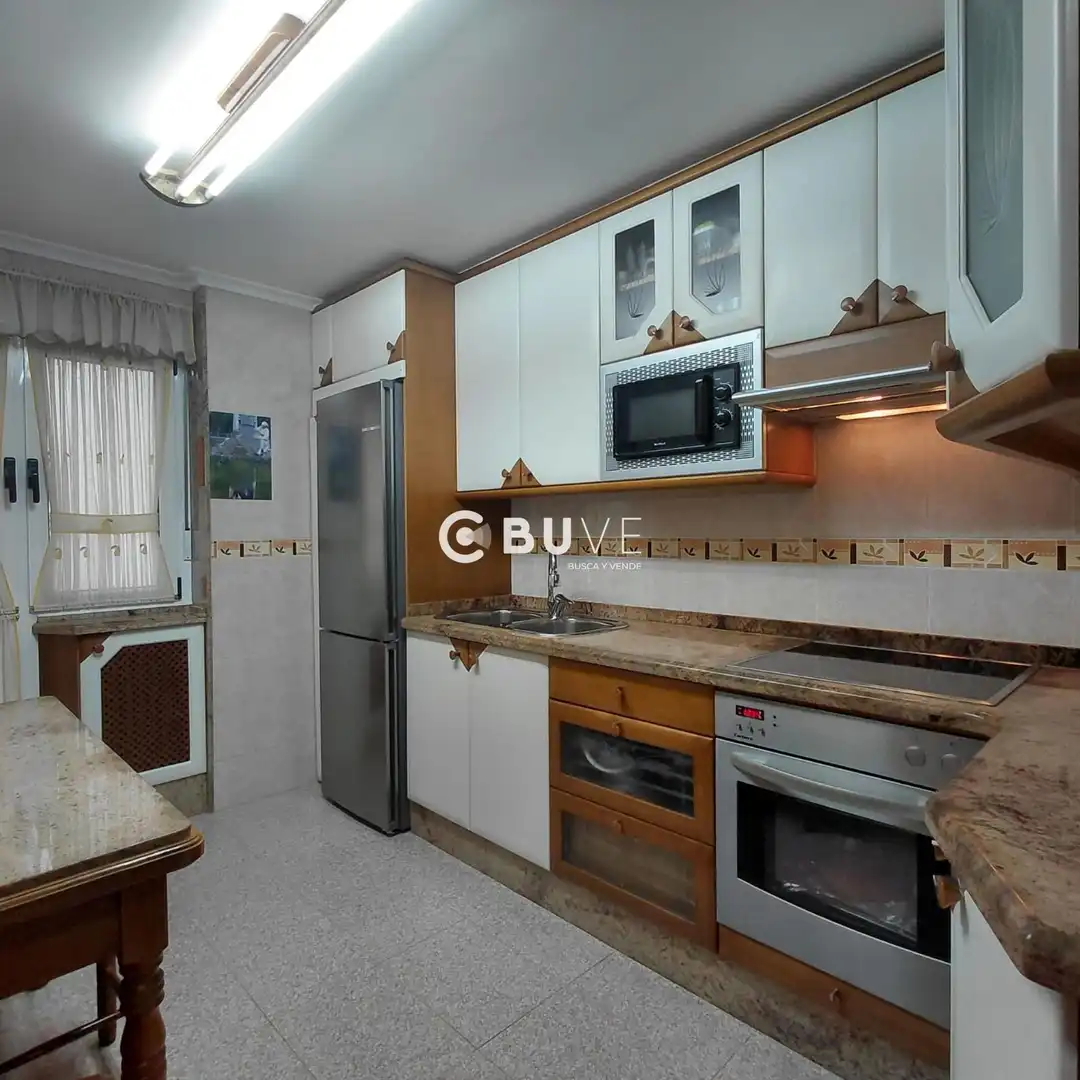 Kitchen of Flat for sale in Langreo  with Heating, Terrace and Storage room