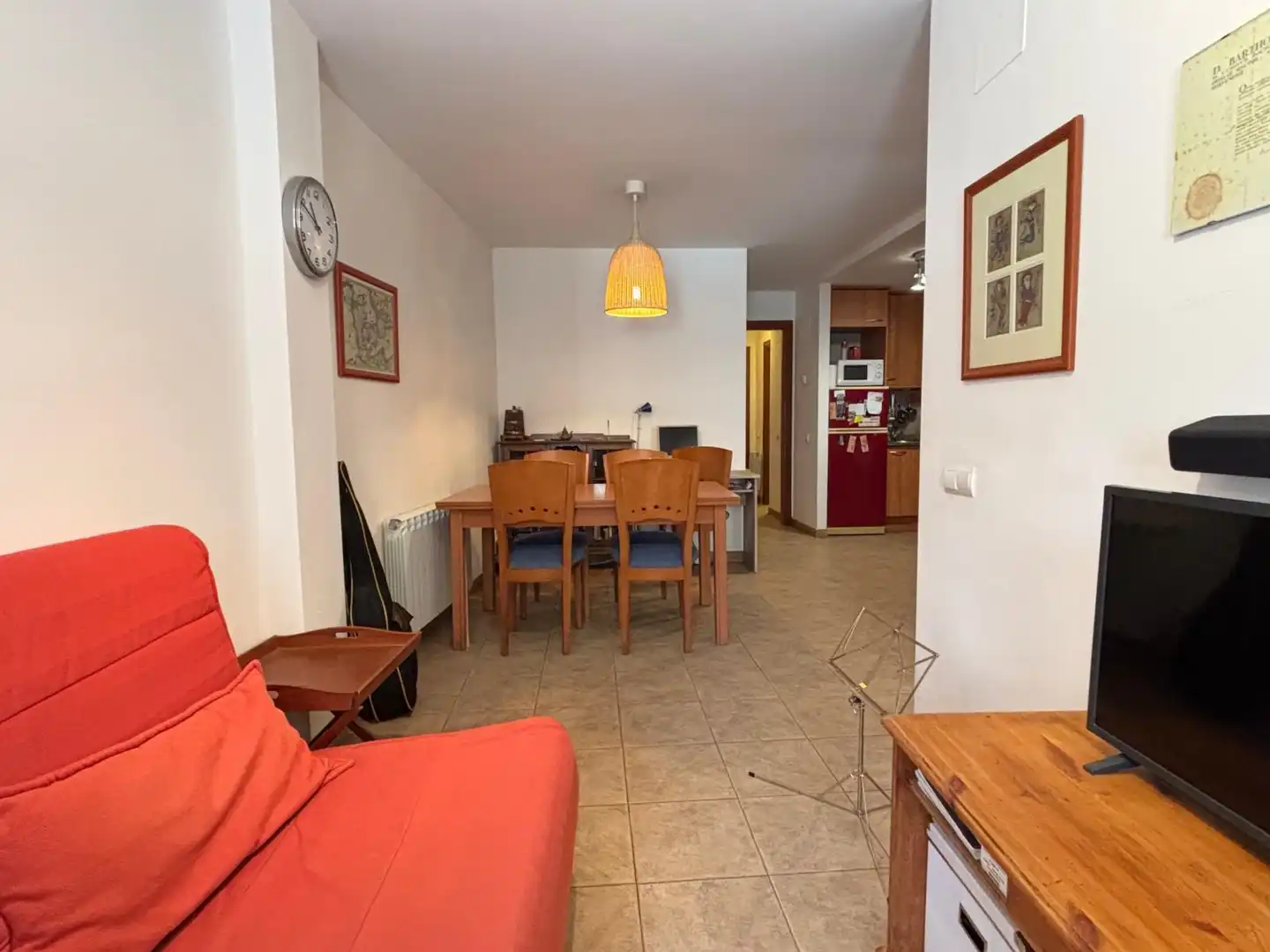 Comedor de Piso de alquiler en Sant Joan de les Abadesses con Calefacción y Amueblado