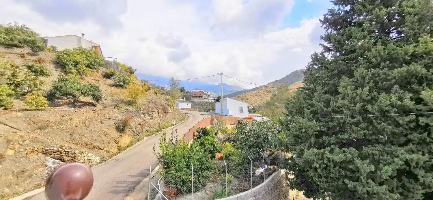 Vista exterior de Casa o xalet en venda en Canillas de Aceituno amb Jardí privat, Terrassa i Traster