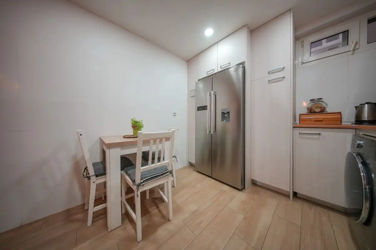 Cocina de Planta baja en venta en Móstoles con Calefacción, Jardín privado y Terraza