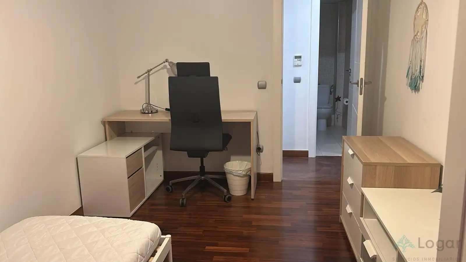 Bedroom of Flat for rent in Murcia  with Air Conditioner, Heating and Furnished