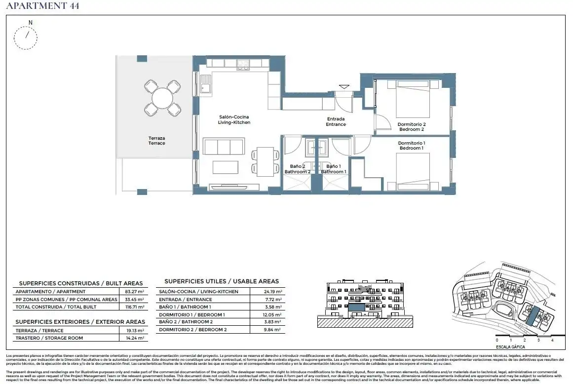 Apartamento en venta en Murcia con Aire acondicionado, Calefacción y Jardín privado