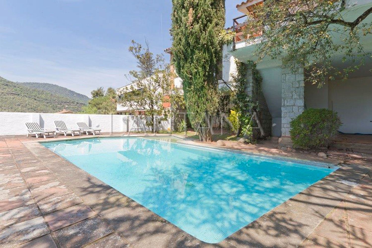 Piscina de Casa o xalet en venda en Figaró-Montmany amb Calefacció, Jardí privat i Terrassa