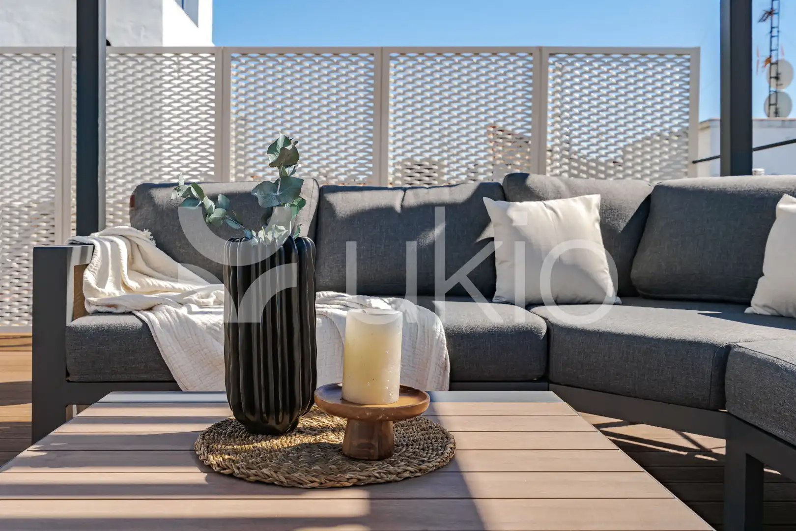 Terrasse von Wohnungen zur Miete in Madrid mit Klimaanlage, Heizung und Möbliert