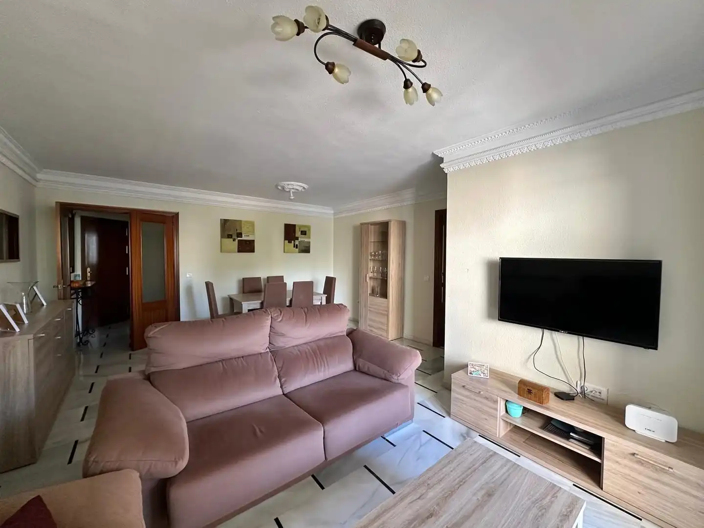 Living room of Flat for sale in Vélez-Málaga  with Air Conditioner, Heating and Terrace