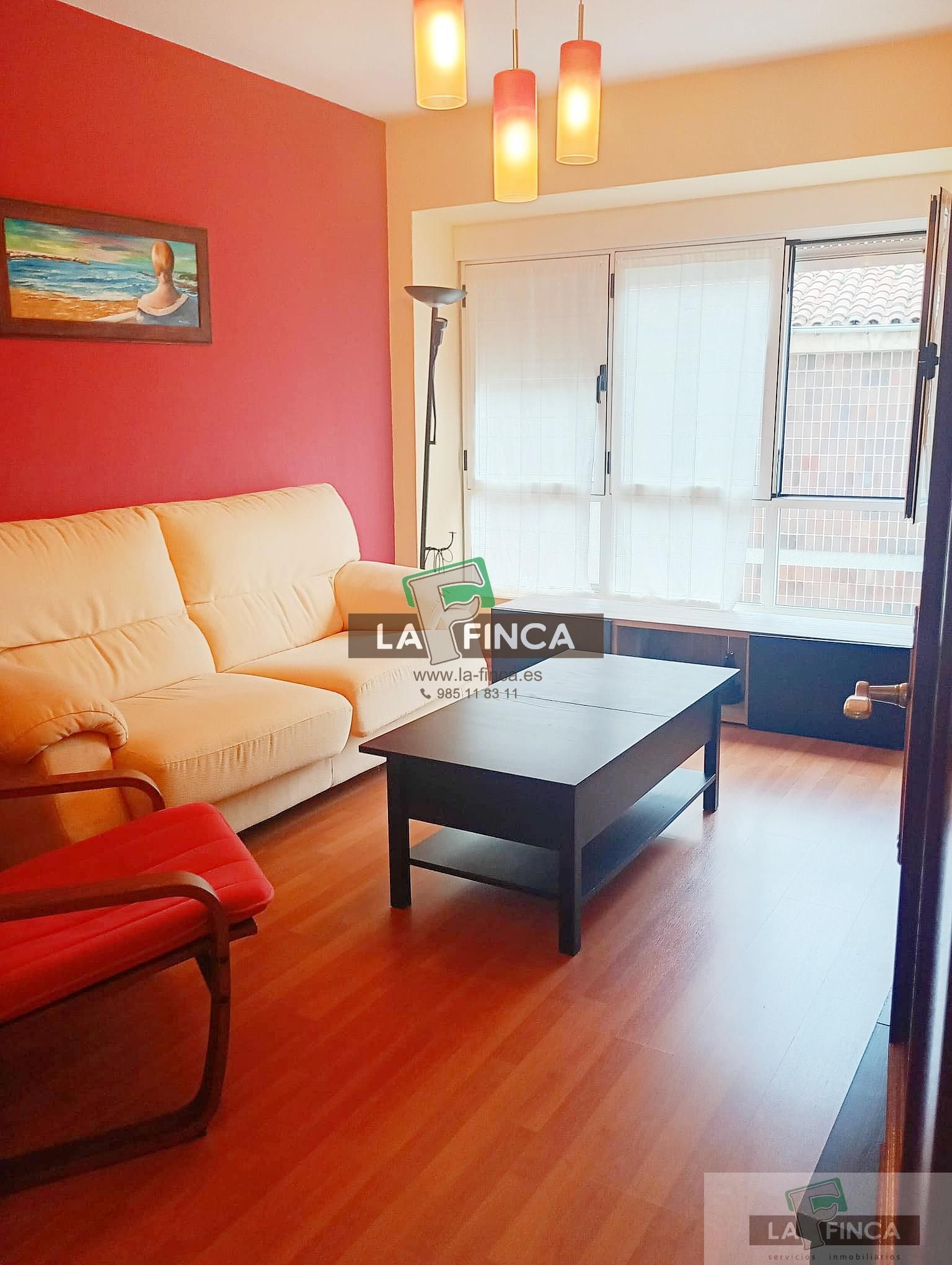 Living room of Flat for sale in Carreño  with Heating and Parquet flooring