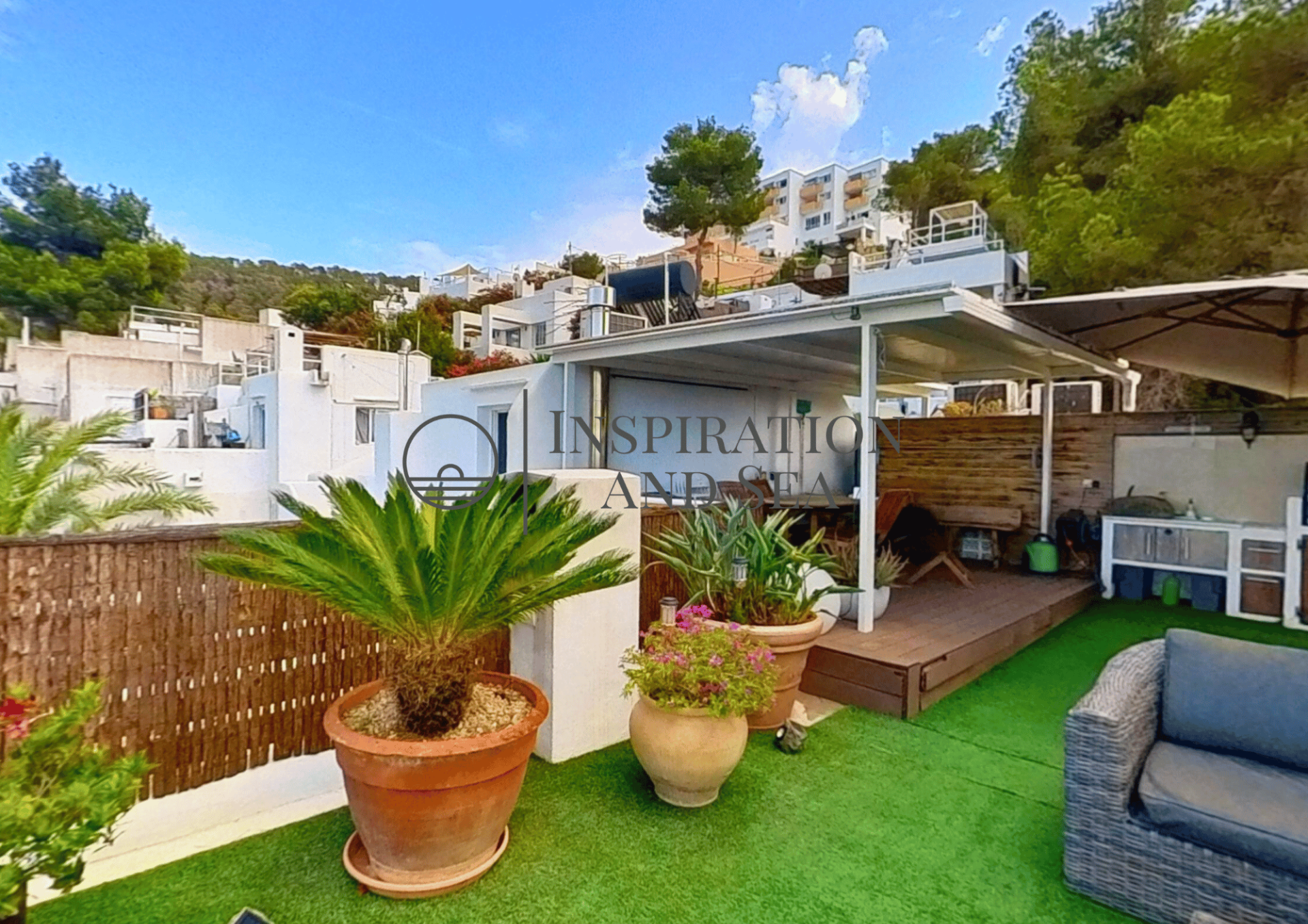 Terrace of Duplex for sale in Santa Eulària des Riu  with Air Conditioner, Heating and Terrace