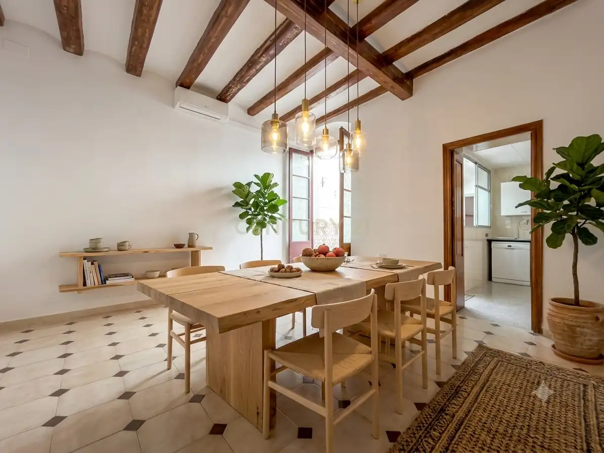 Dining room of Houses for sale in Canet de Mar  with Air Conditioner