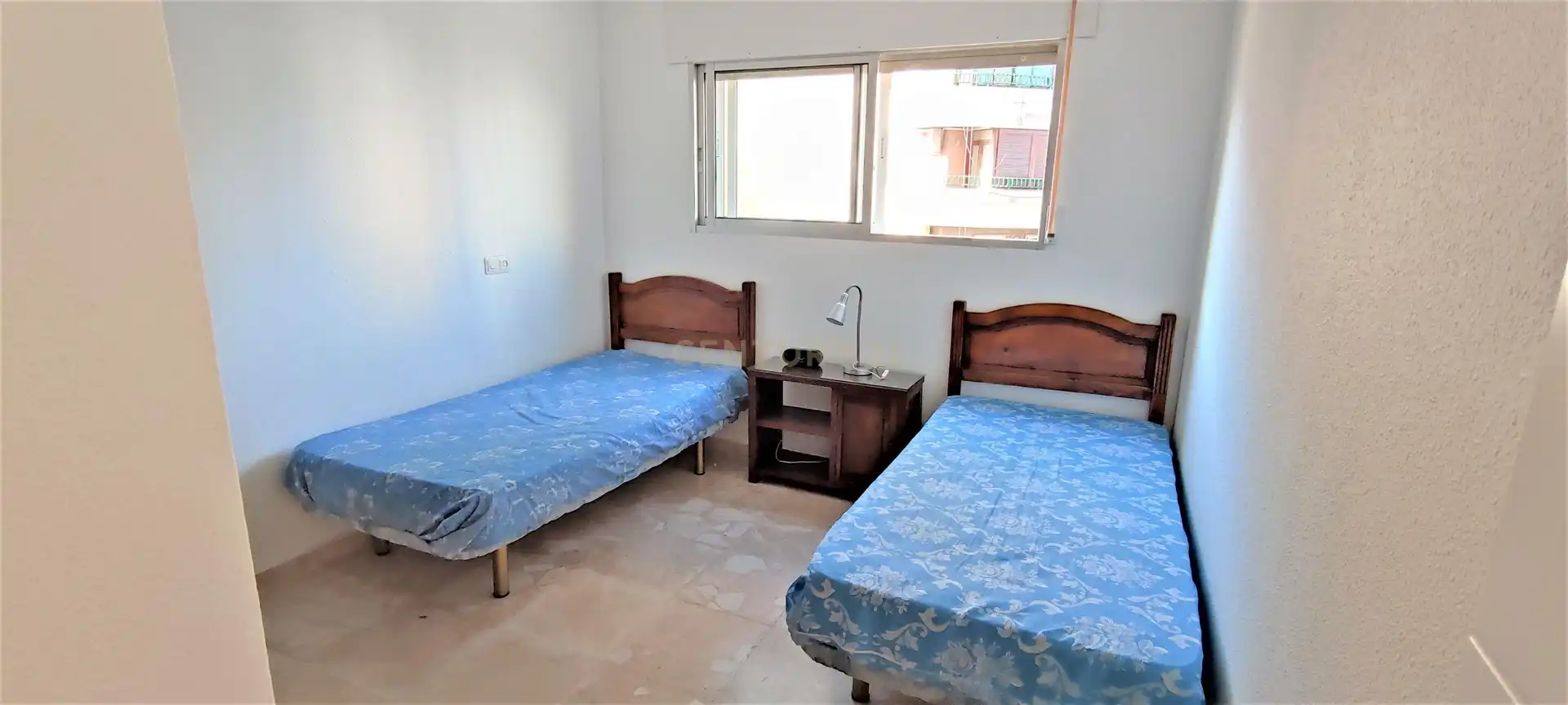 Schlafzimmer von Wohnung zur Miete in Málaga mit Klimaanlage