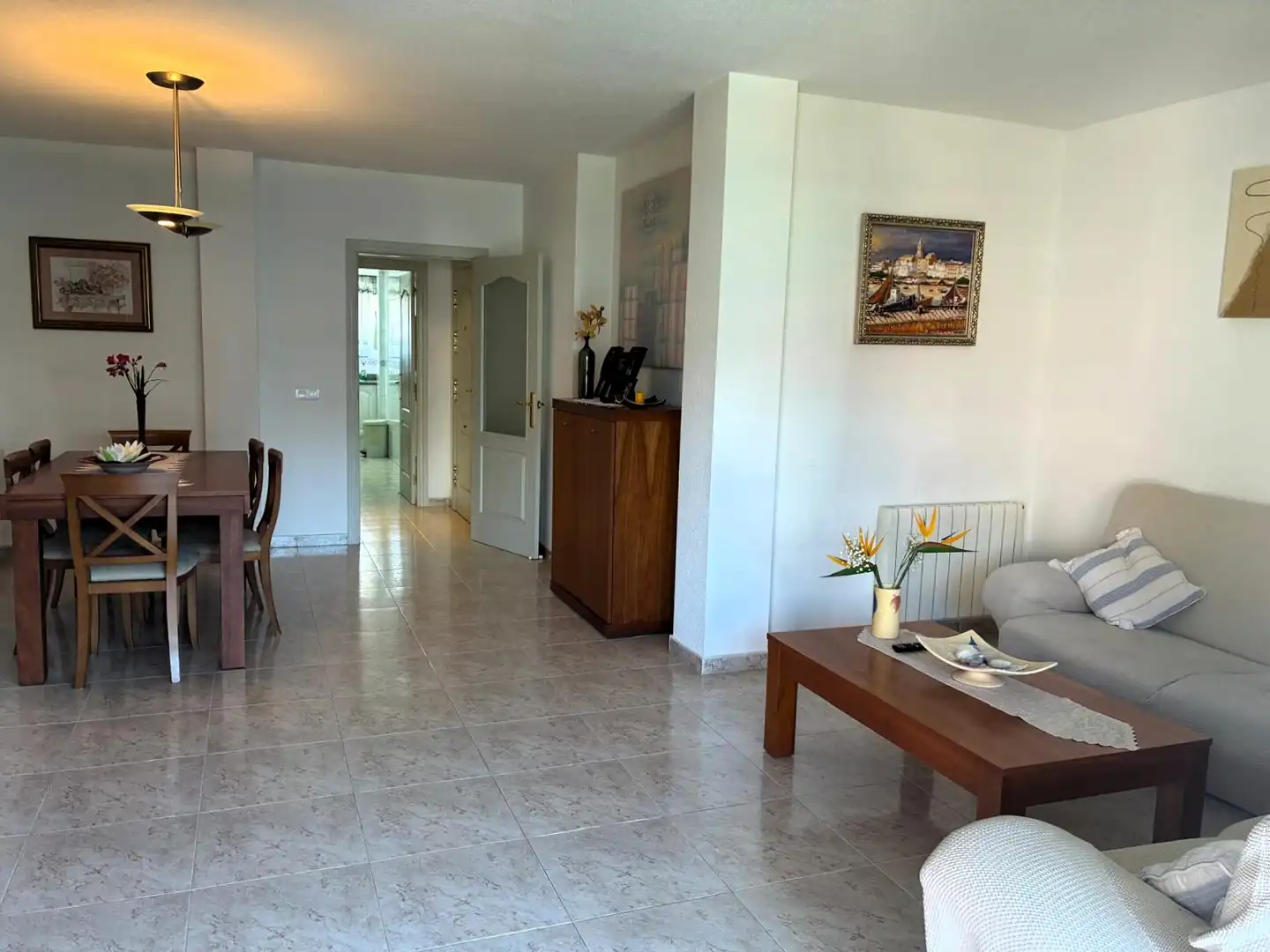 Sala d'estar de Apartament en venda en Calonge i Sant Antoni amb Aire condicionat, Calefacció i Terrassa