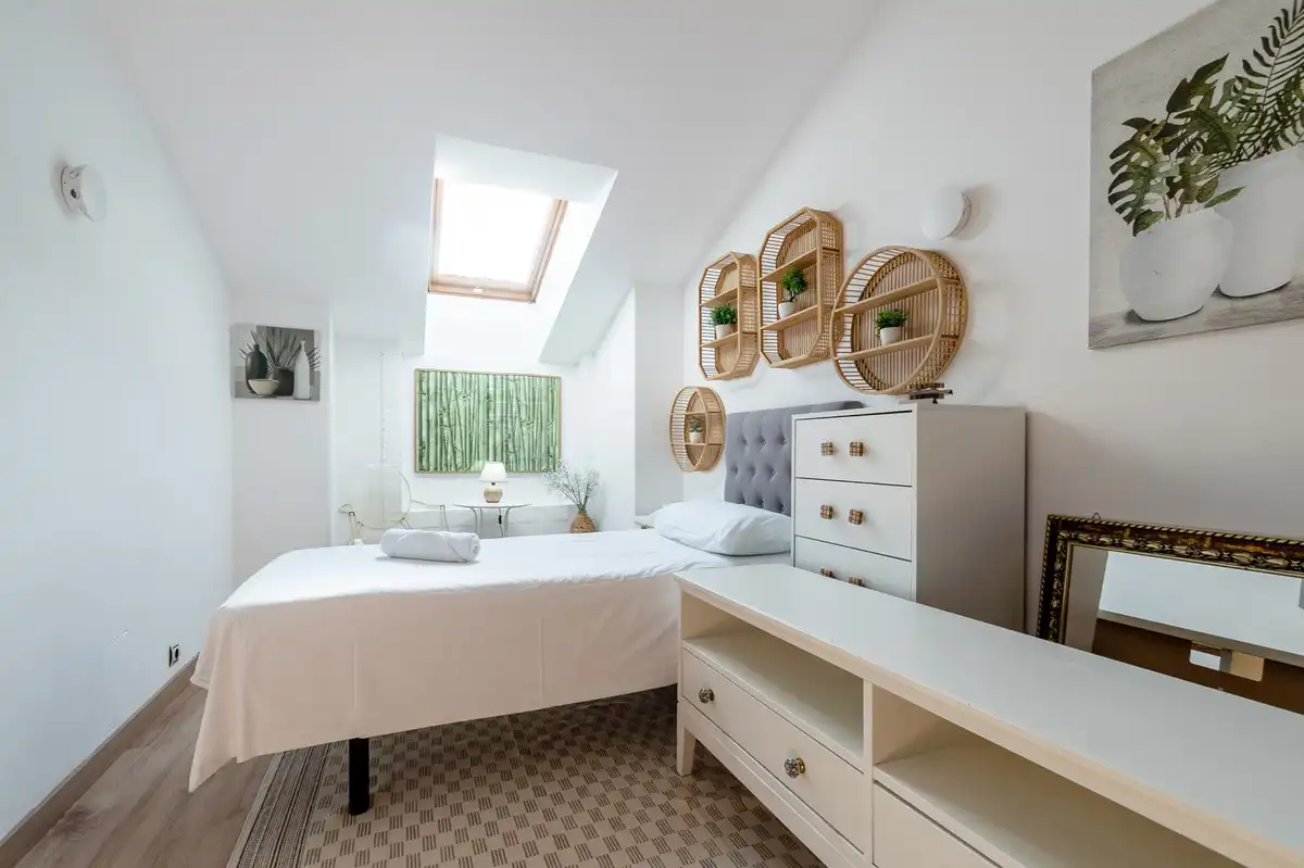 Bedroom of Houses for rent in Estepona  with Air Conditioner, Private garden and Terrace