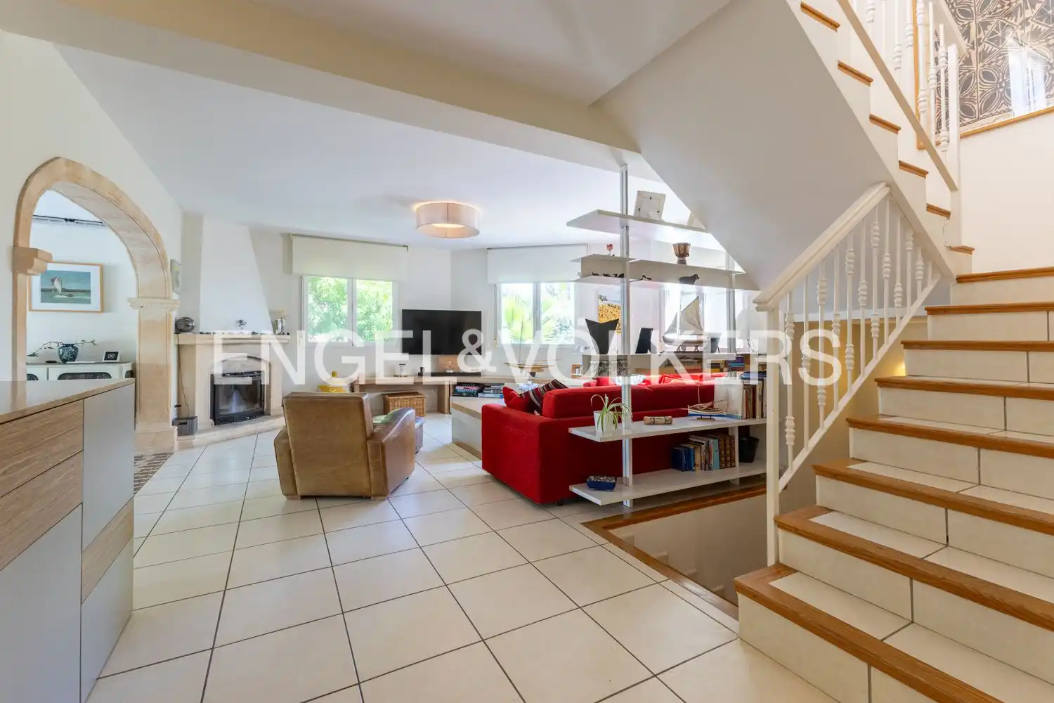 Sala d'estar de Casa o xalet en venda en Cap Martí - El Tossalet - Pinomar
